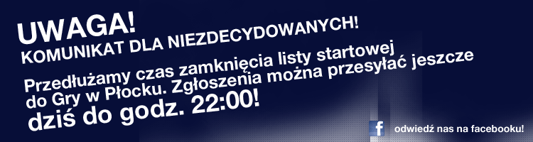 Komunikat dla niezdecydowanych